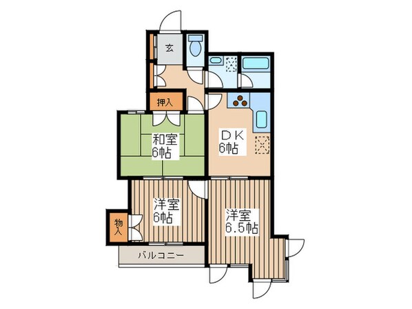 アシュレ新所沢の物件間取画像